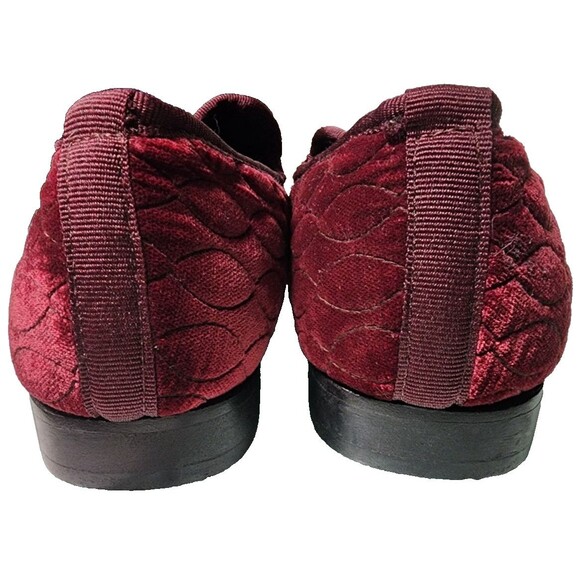 Stacy Adams Velour Quilted Mens Dress Shoes Size 9.5 main image 4